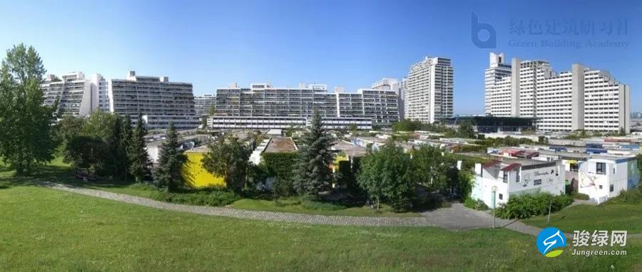 1972年建设的慕尼黑奥运村， 德国比较成功的装配式建筑群